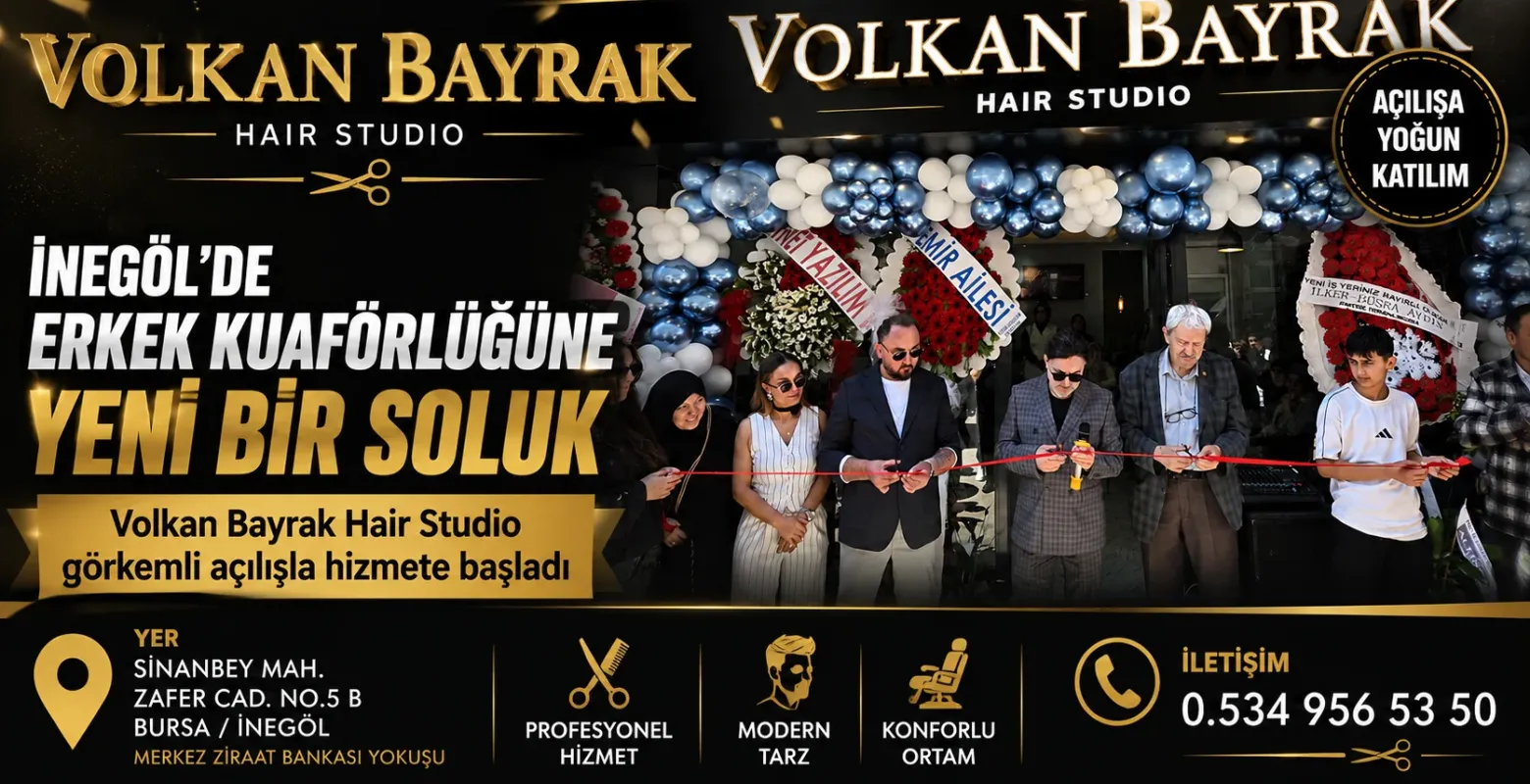 Volkan Bayrak Hair Studio Görkemli Açılışla Hizmete Başladı