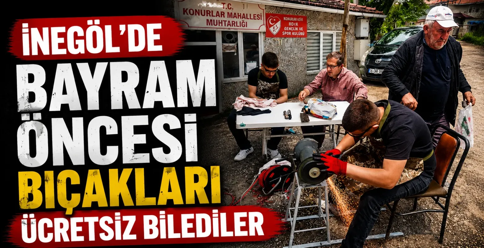 İnegöllü öğrencilerden bayram öncesi anlamlı hizmet