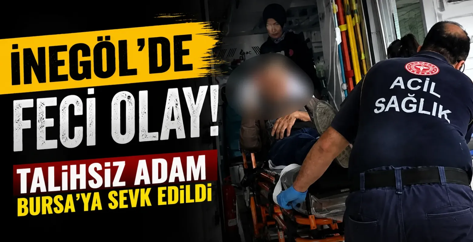 İnegöl’de mobilya atölyesinde iş kazası: Parmağı koptu