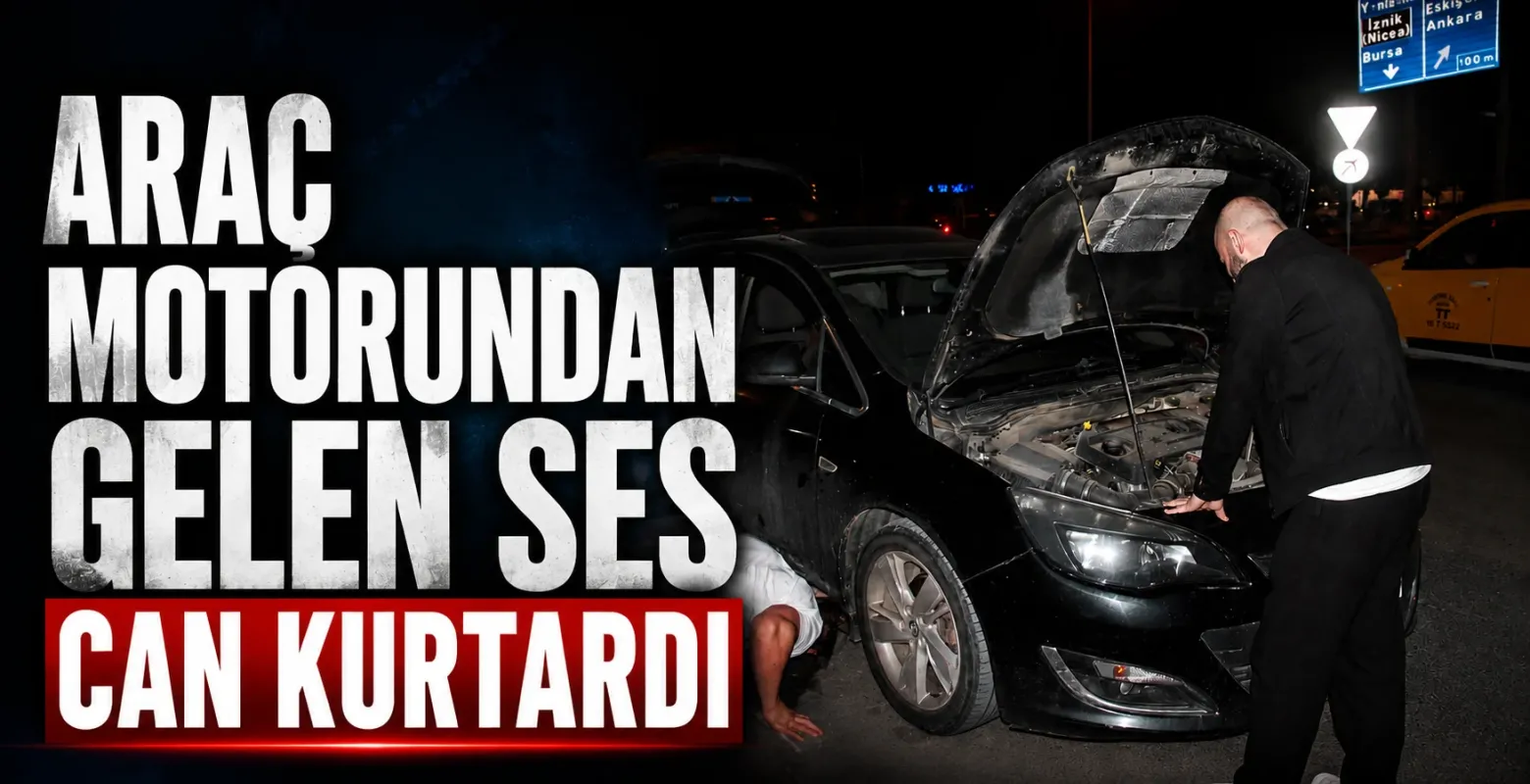 Motor Bölümüne Giren Yavru Kedi Son Anda Kurtarıldı