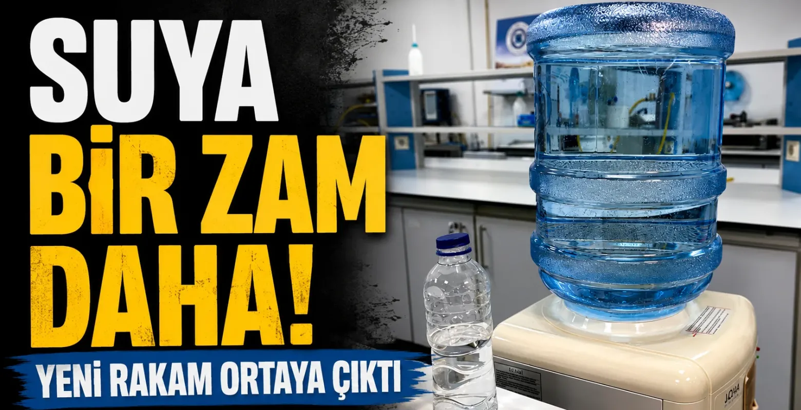 Suya bir zam daha! Yeni rakam ortaya çıktı