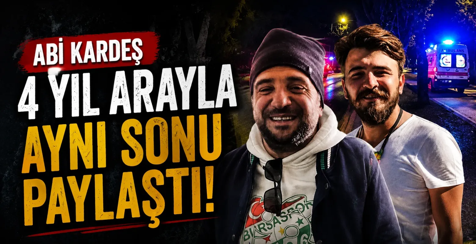 Abi kardeş 4 yıl arayla aynı sonu paylaştı!