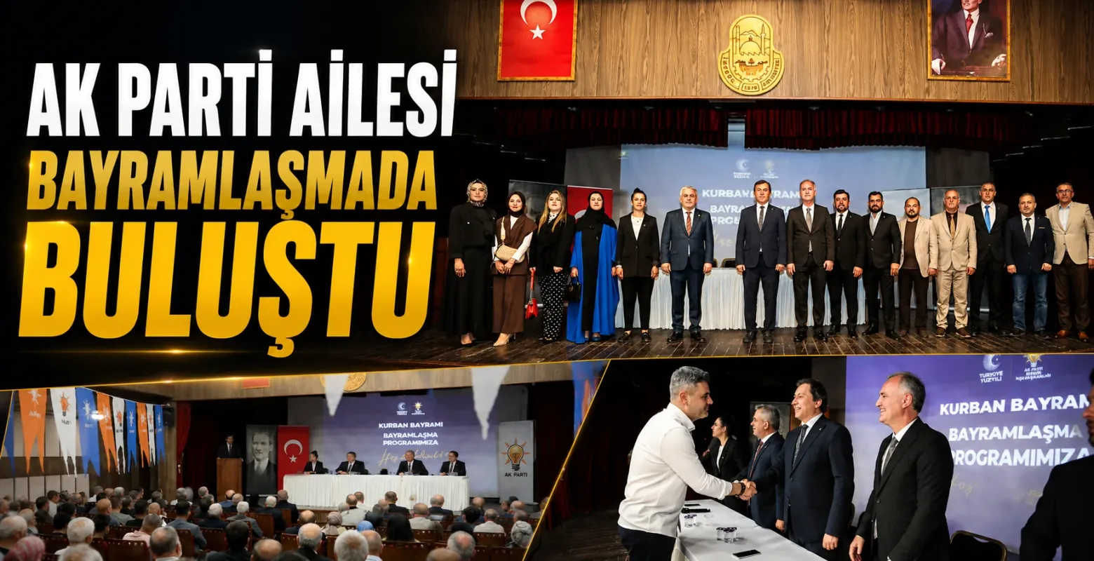 AK Parti İnegöl teşkilatından yoğun katılımlı bayramlaşma