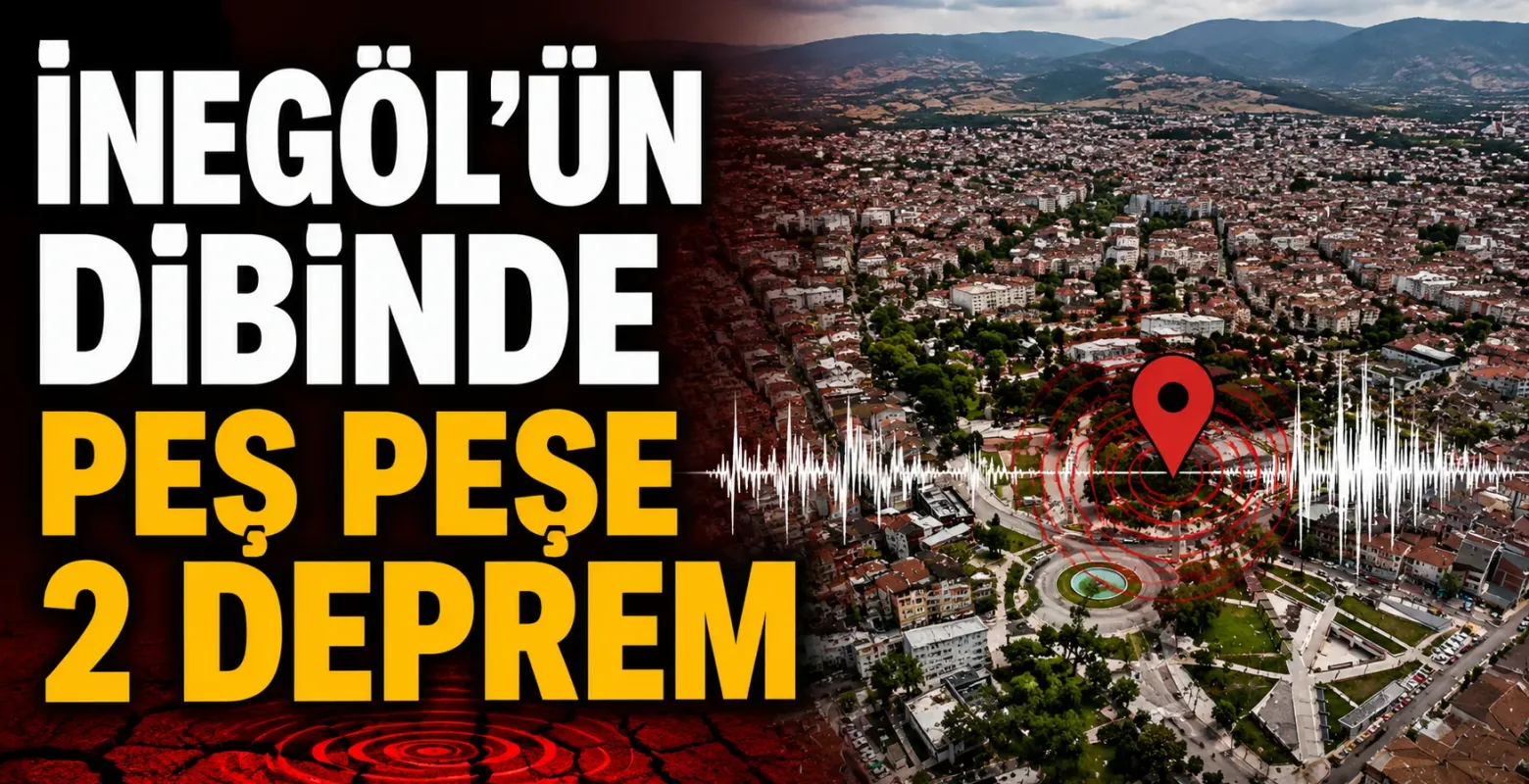 Kütahya Domaniç’te gece yarısı art arda iki deprem