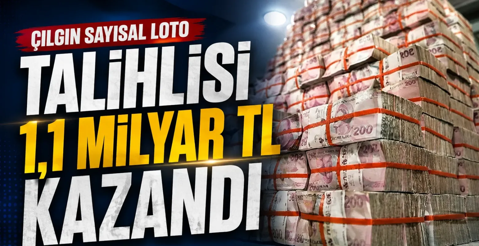 Çılgın Sayısal Loto Talihlisi 1,1 Milyar TL Kazandı