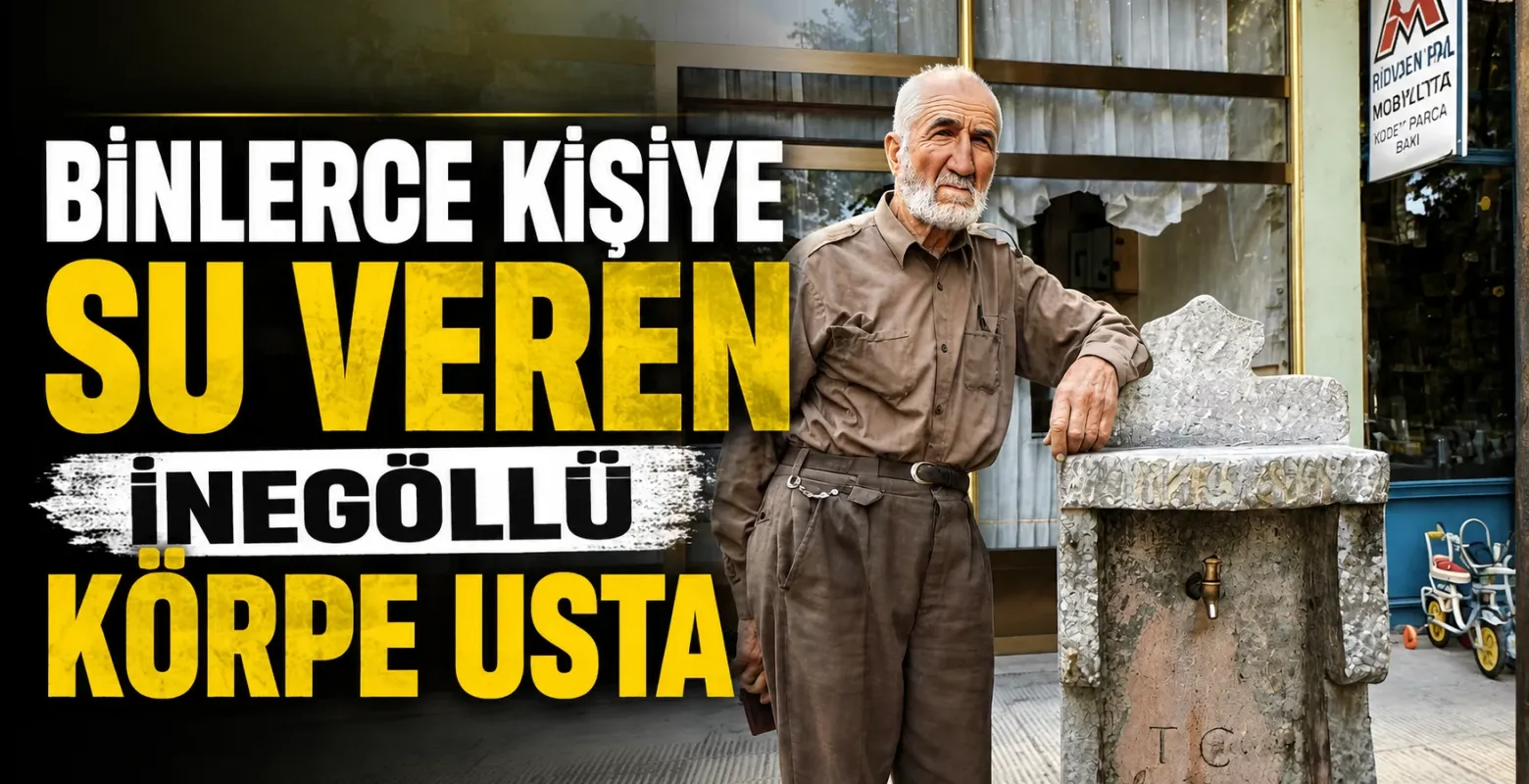 Binlerce Kişiye Su Veren İnegöllü Körpe Usta