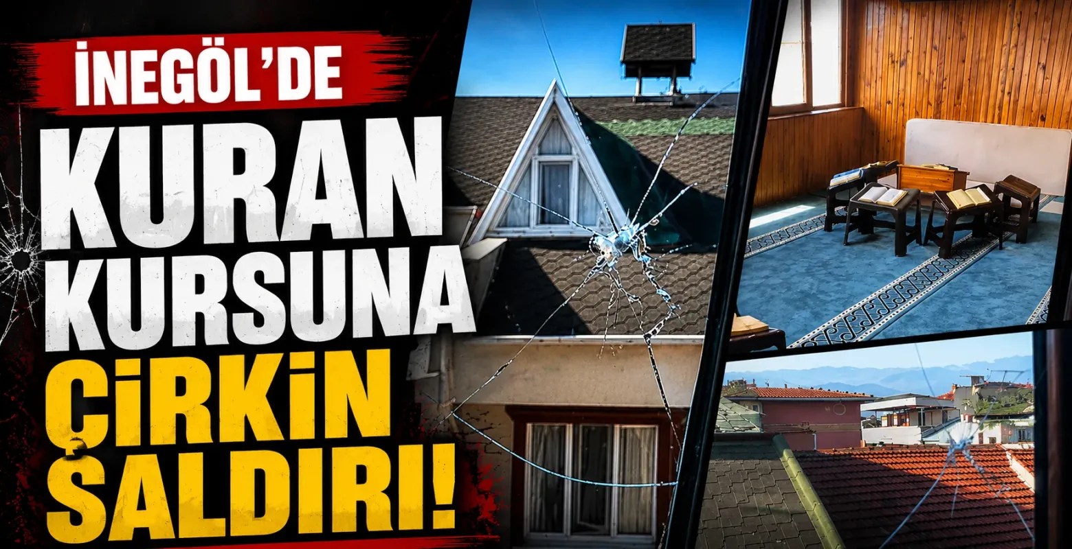 İnegöl’de kız Kur’an kursunun camlarına taşlı saldırı iddiası