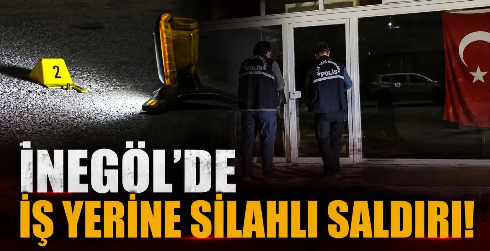 İnegöl’de İş Yerine Silahlı Saldırı!