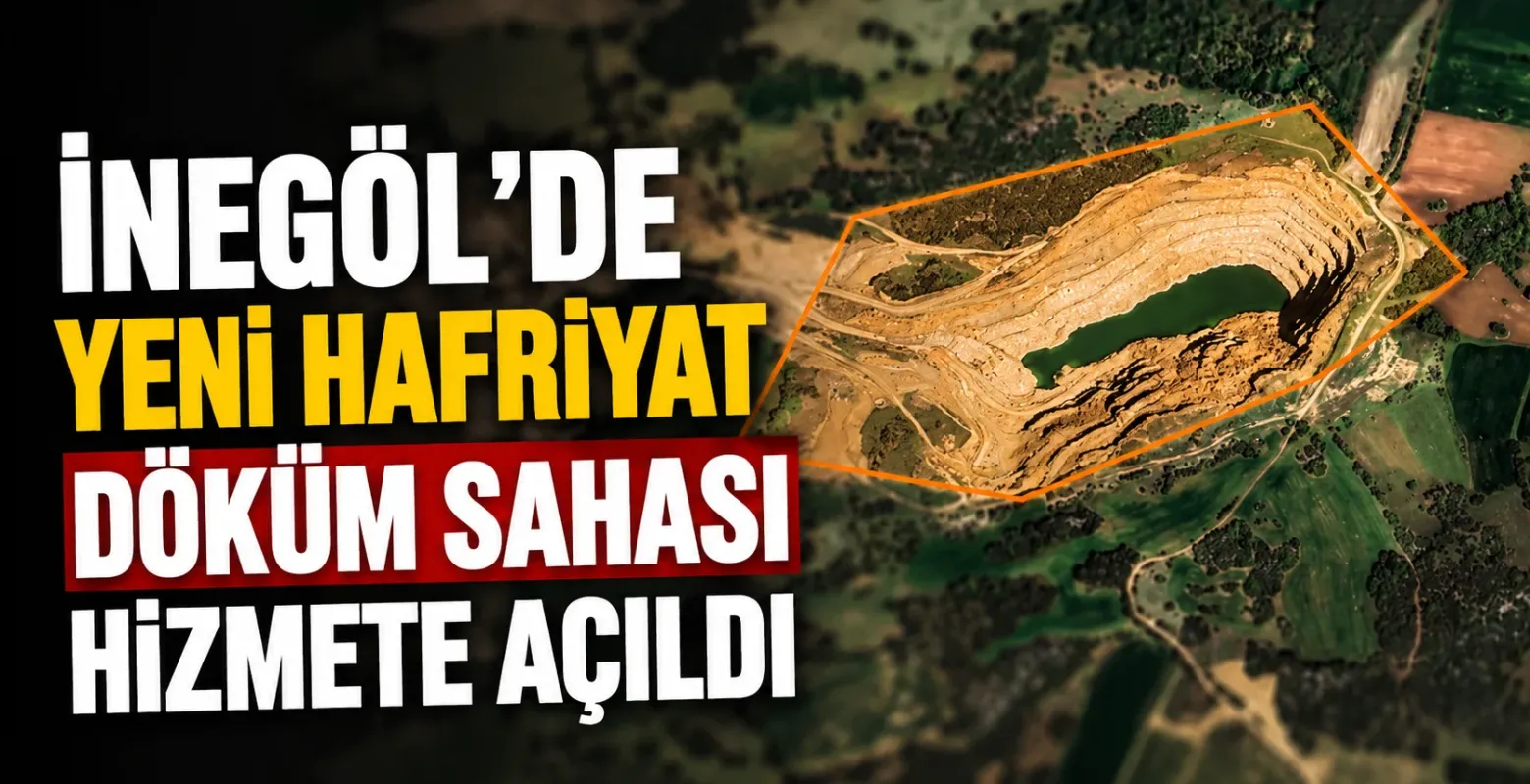 İnegöl'de Yeni Hafriyat Döküm Sahası Hizmete Açıldı