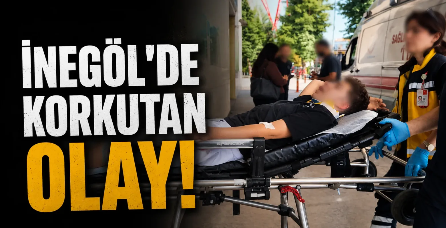 İnegöl'de korkutan olay!