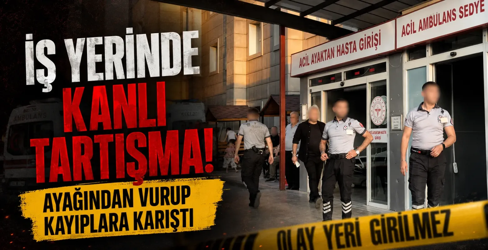 İş yerinde kanlı tartışma! Ayağından vurup kayıplara karıştı