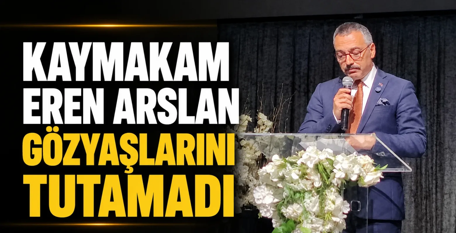 İnegöl Kaymakamı Eren Arslan Veda Konuşmasında Gözyaşlarını Tutamadı