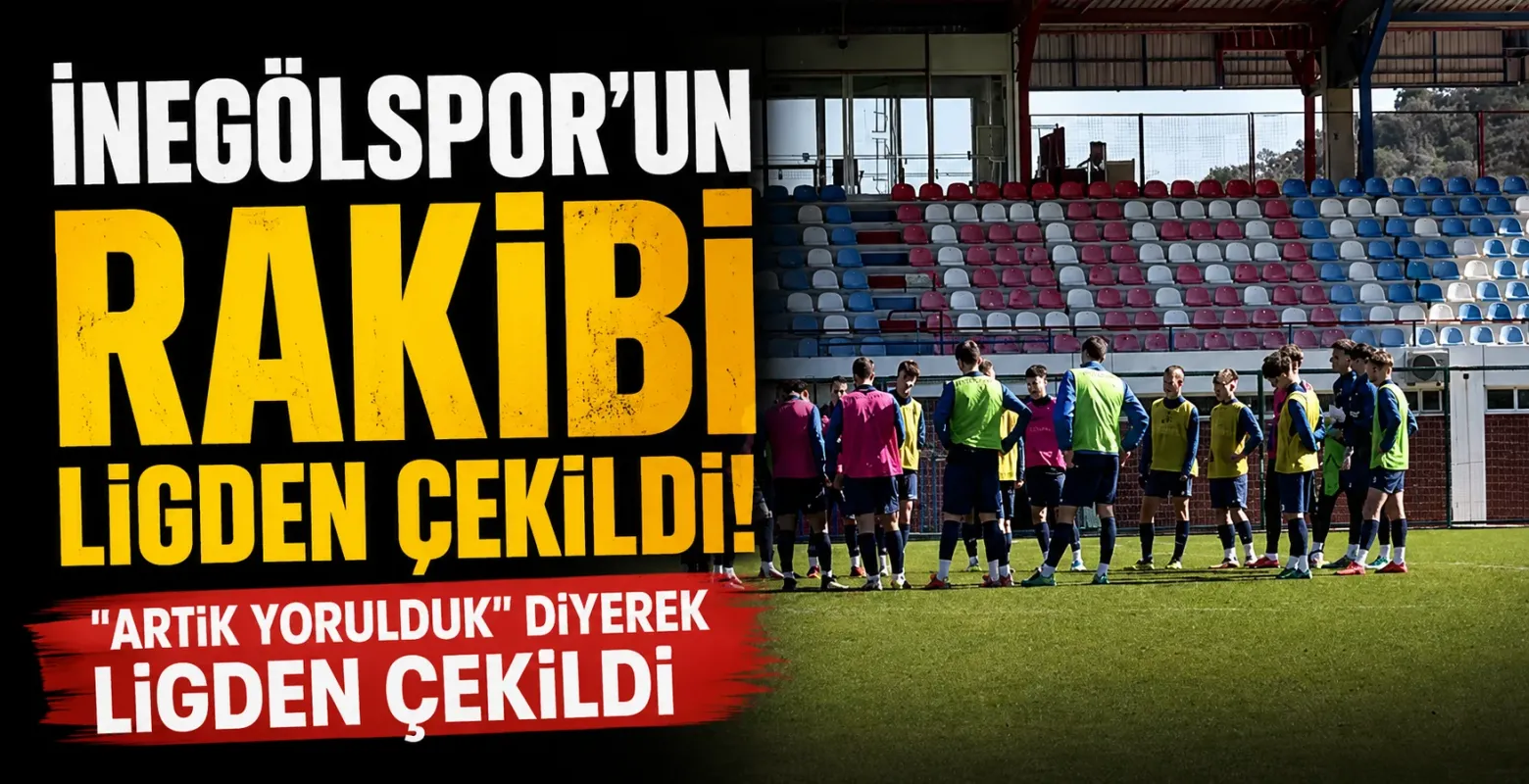 İnegölspor'un Rakibi Ligden Çekildi! "Artık Yorulduk" Diyerek Ligden Çekildi
