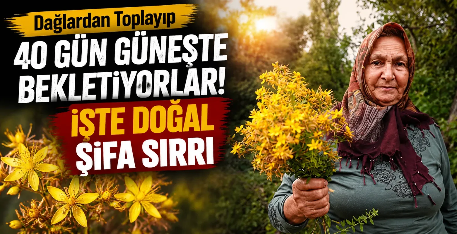 Dağlardan Toplayıp 40 Gün Güneşte Bekletiyorlar! İşte Doğal Şifa Sırrı