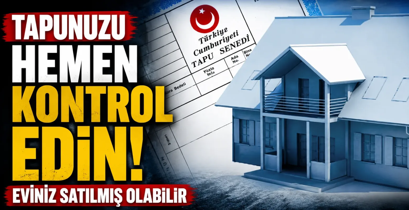 Tapunuzu Hemen Kontrol Edin! Eviniz Satılmış olabilir