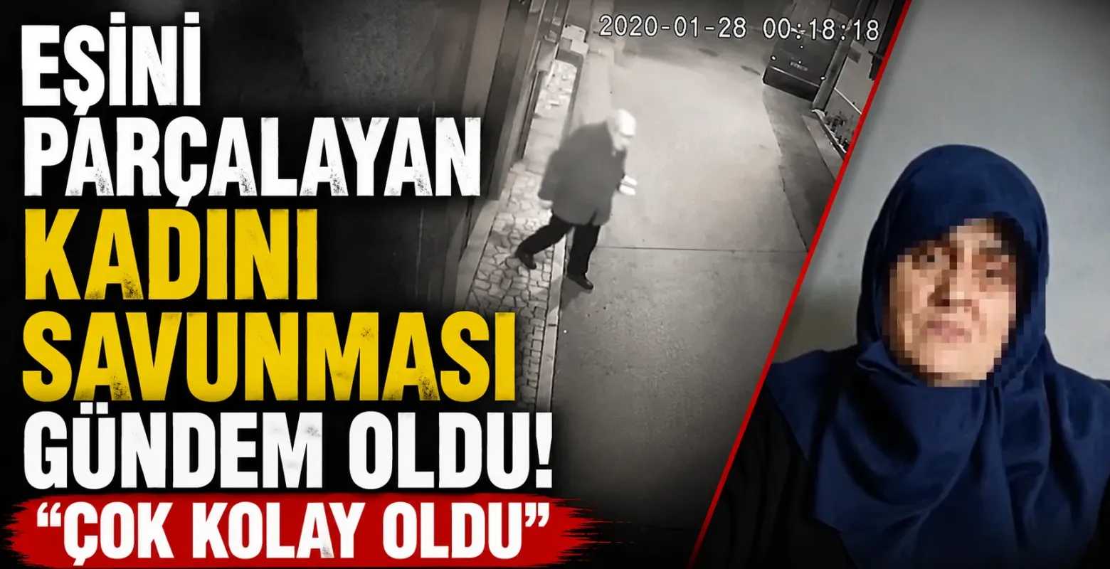 Eşini parçalayan kadını savunması gündem oldu! "Çok kolay oldu"