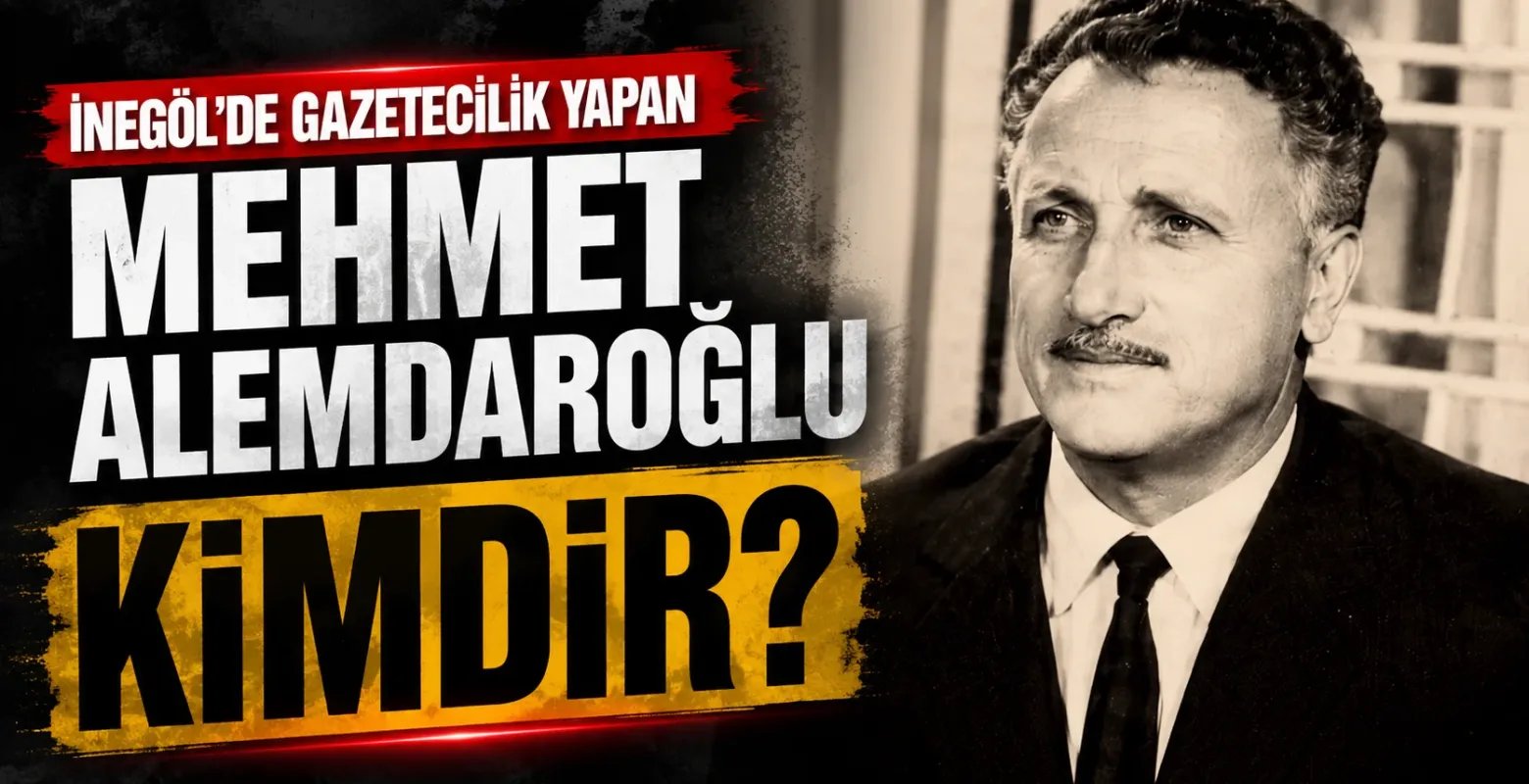 İnegöl'de gazetecilik yapan Mehmet Alemdaroğlu kimdir?