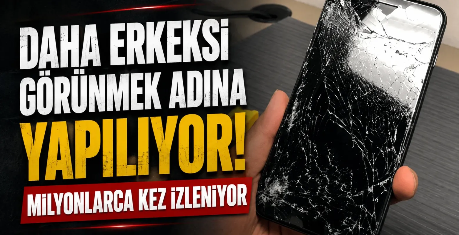 Daha erkeksi görünmek adına yapılıyor! Milyonlarca kez izleniyor