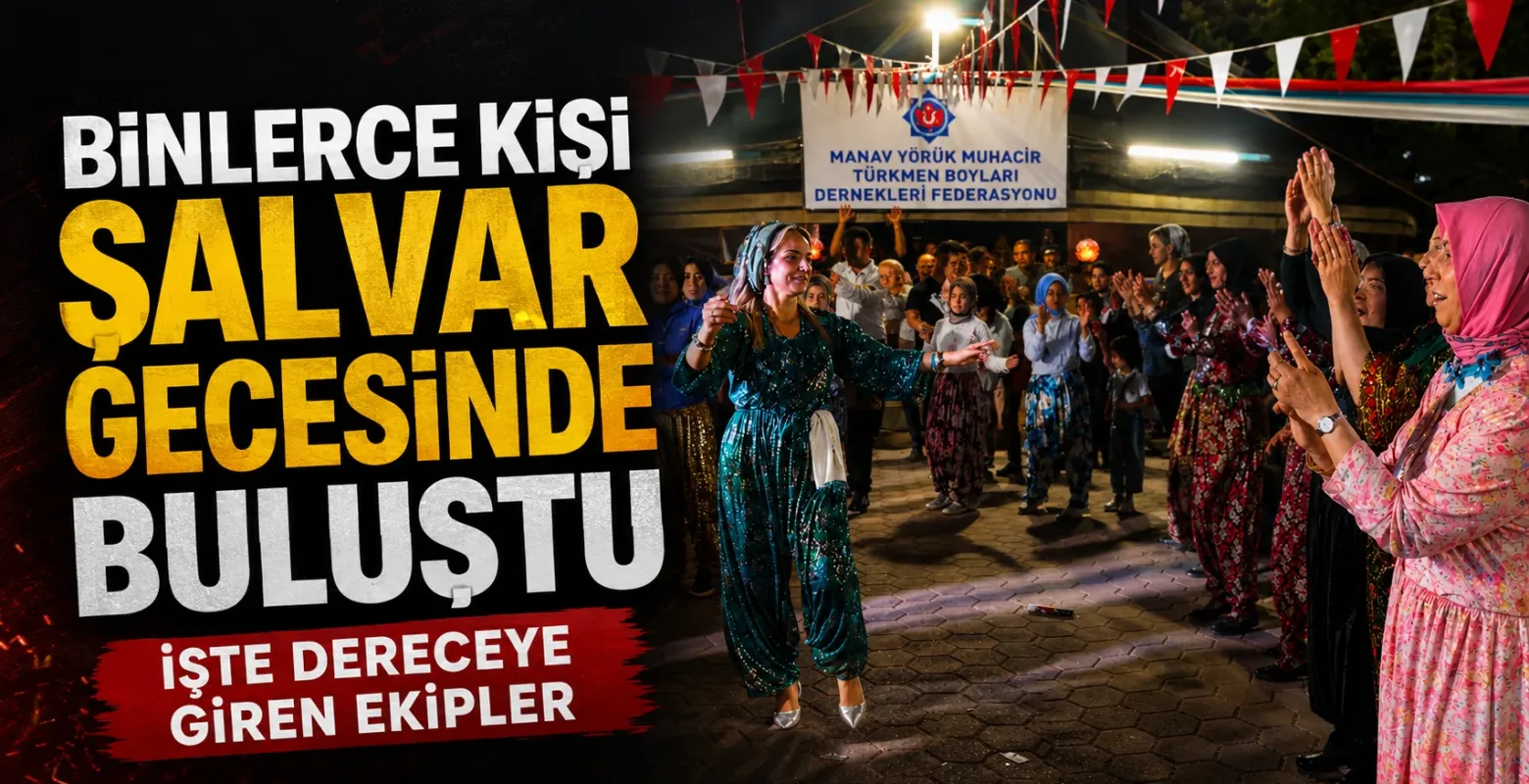 Festivalde Şalvar Coşkusu! Binlerce Kişi Geleneksel Gecede Buluştu