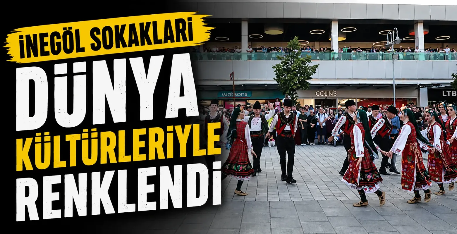 İnegöl Sokakları Dünya Kültürleriyle Renklendi