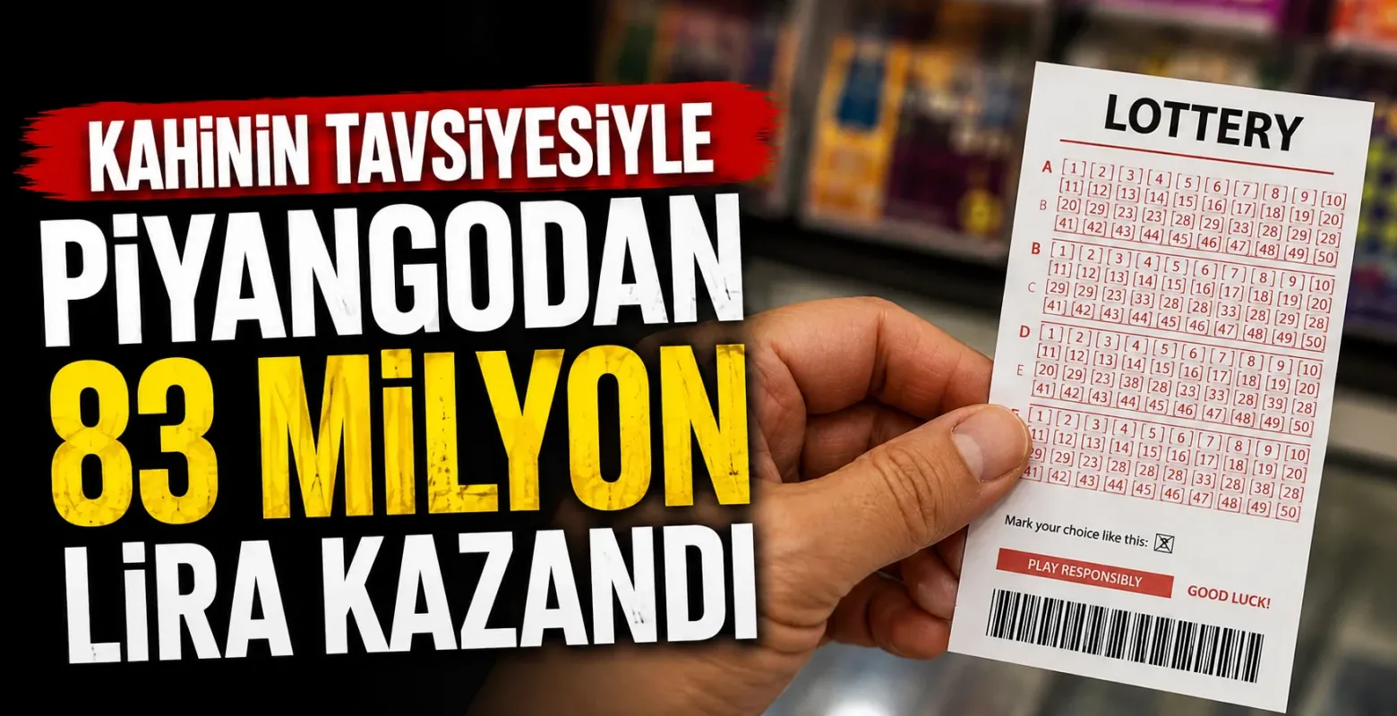 Kahinin Tavsiyesiyle Piyangodan 83 Milyon Lira Kazandı