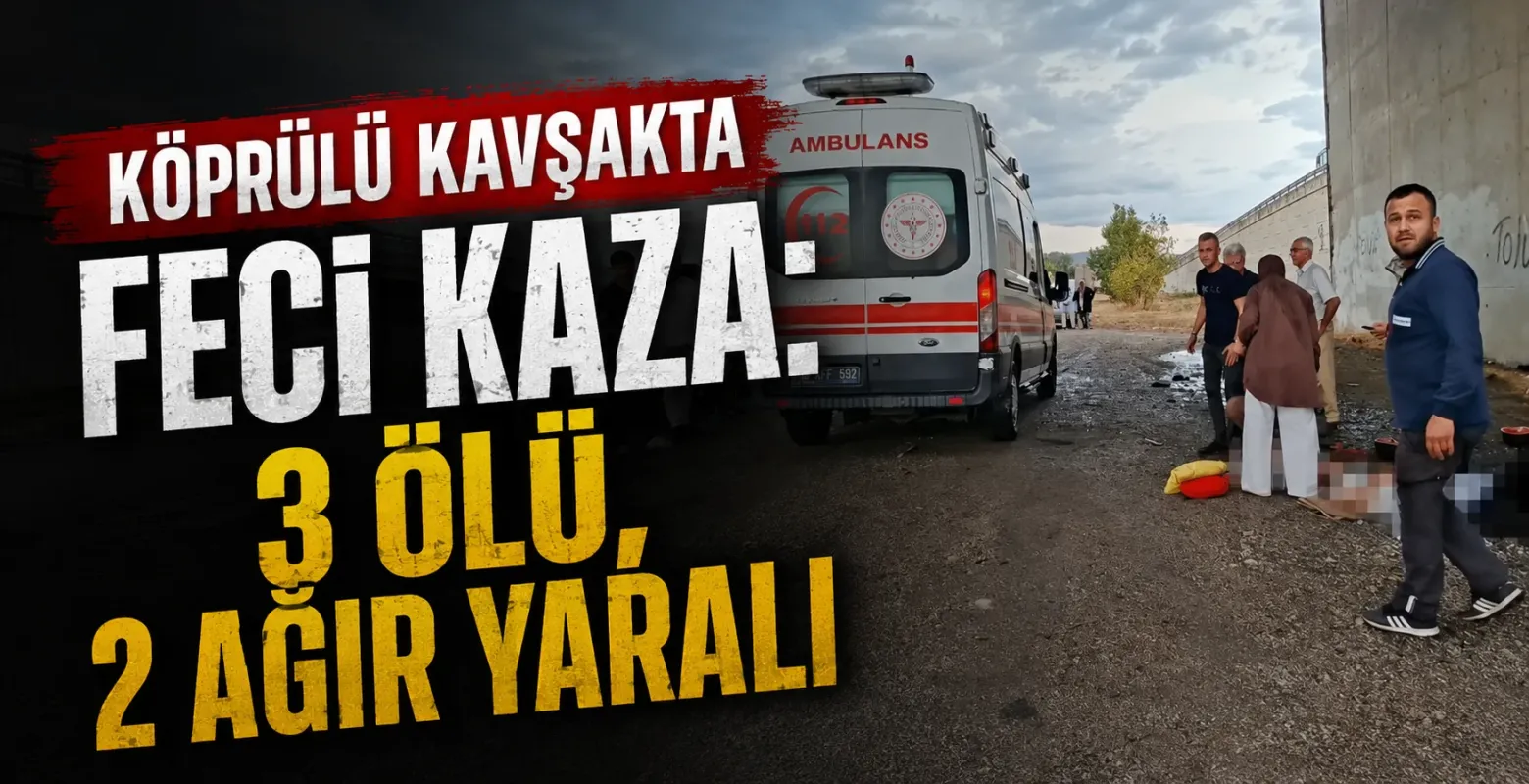 Bursa Nilüfer’de köprülü kavşakta feci kaza: 3 ölü, 2 ağır yaralı