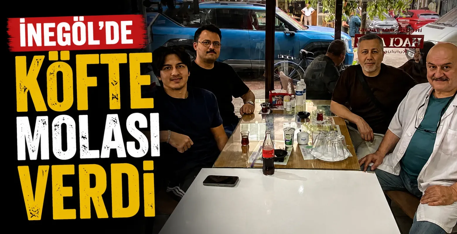 Önceki Dönem İçişleri Bakanı Ali Yerlikaya İnegöl'de Mola Verdi