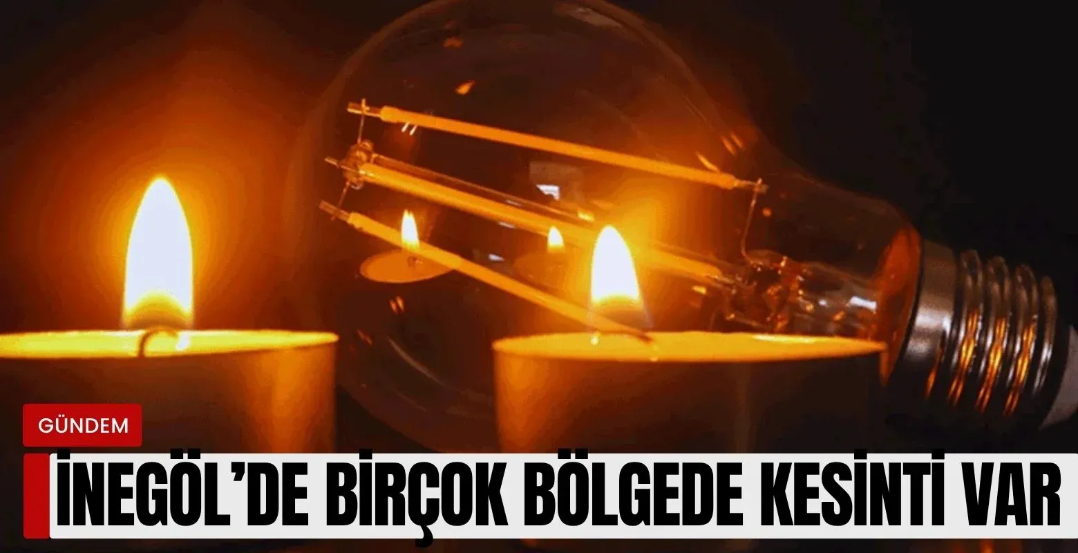 İnegöl'de birçok bölgede elektrik kesintisi var!