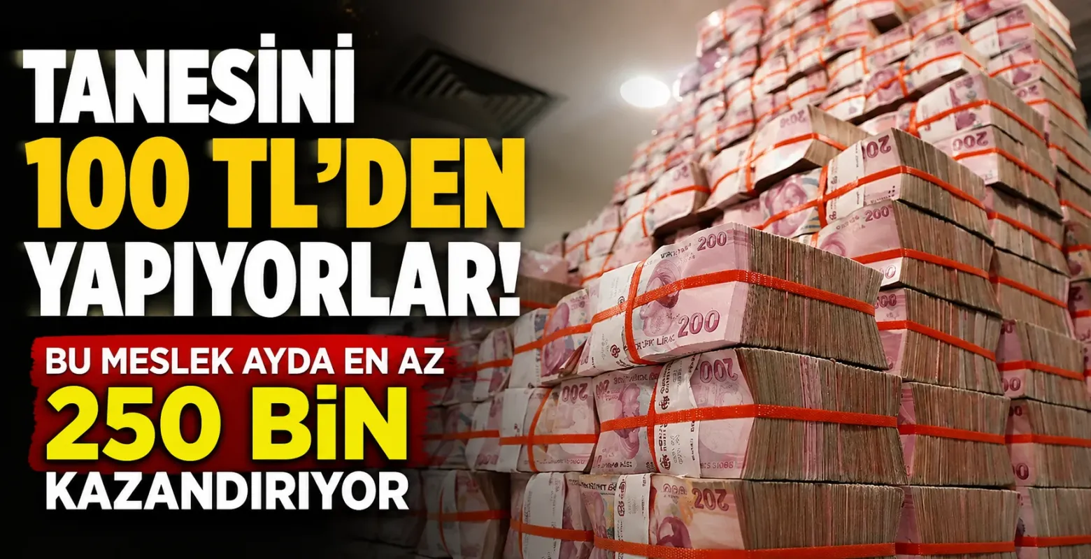 3 kişilik ekip ayda 750 bin TL kazanıyor: İşleri oldukça zor