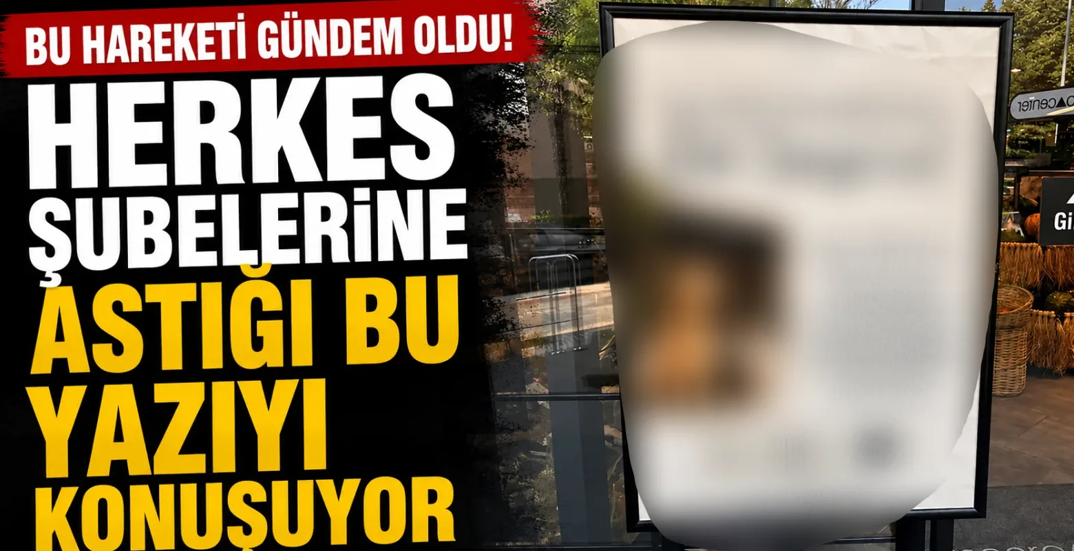 Bu hareketi gündem oldu! Herkes şubelerine astığı bu yazıyı konuşuyor