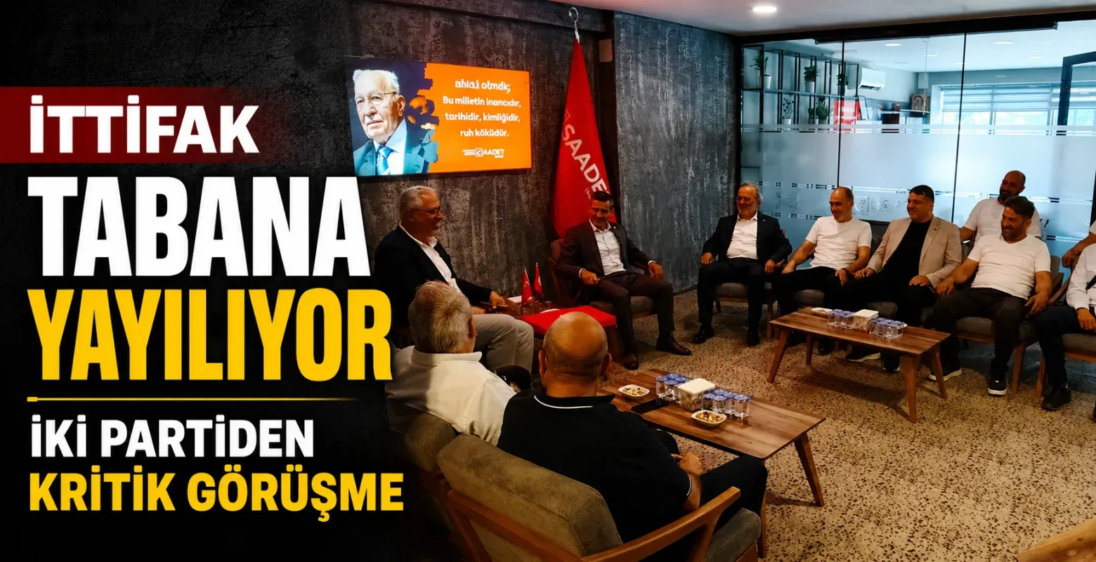İnegöl’de Milli Görüş buluşması: Yeniden Refah’tan Saadet’e ziyaret