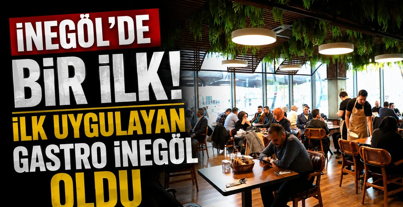 İnegöl'de bir ilk! İlk Uygulayan Gastro İnegöl Oldu