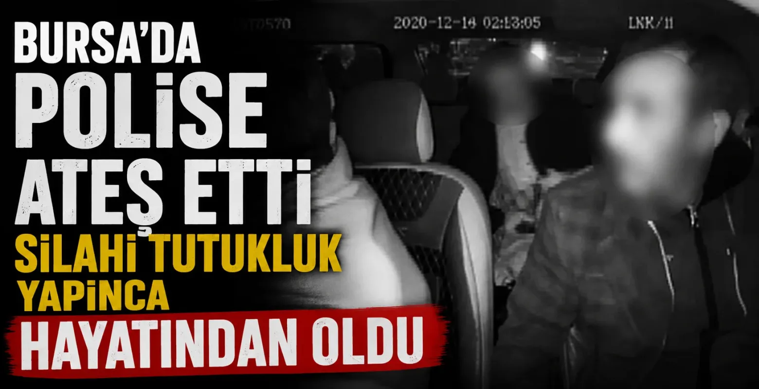Bursa'da polise ateş etti silahı tutukluk yapınca hayatından oldu