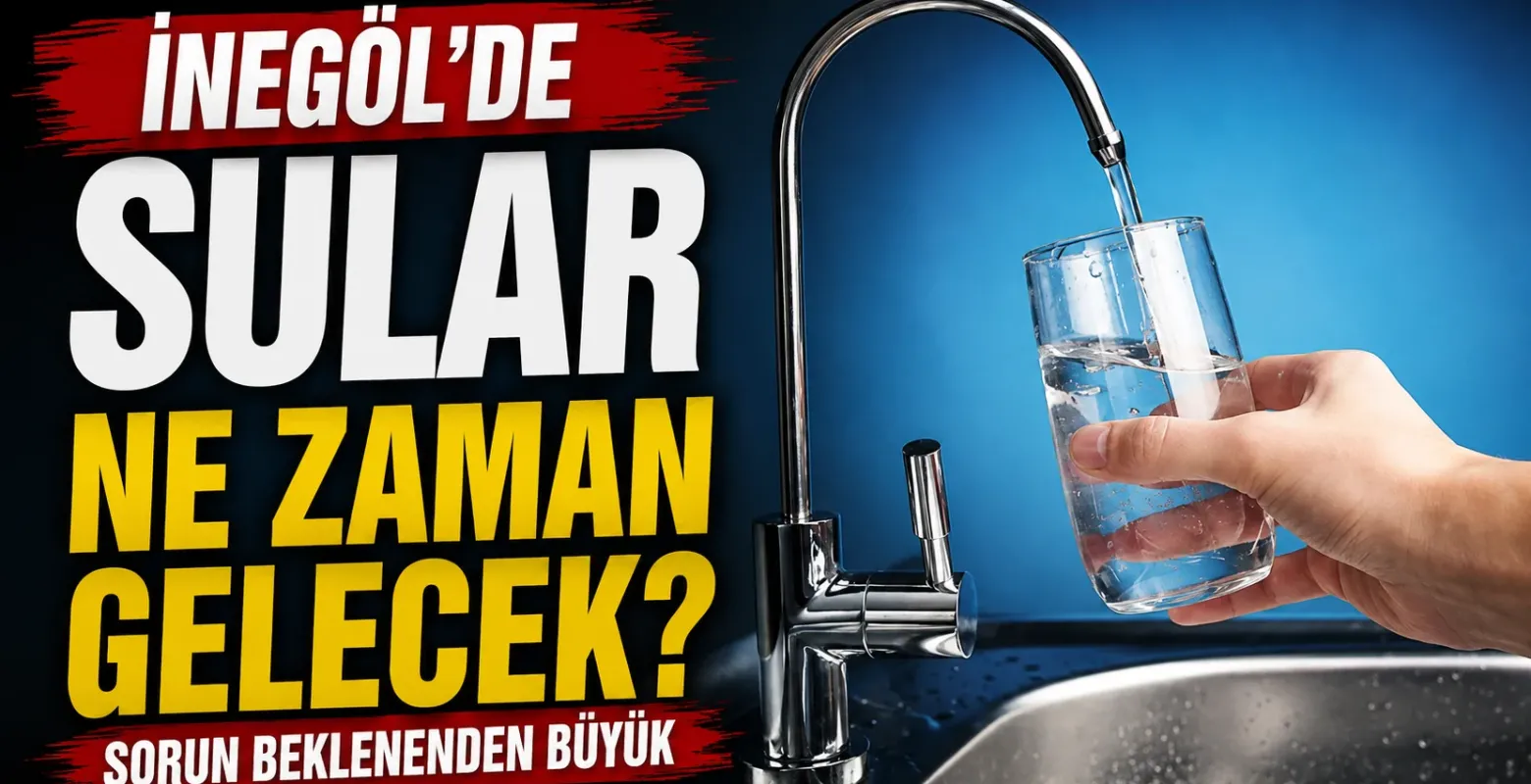 İnegöl’de su ne zaman gelecek? Birçok mahallede kesinti yaşanıyor