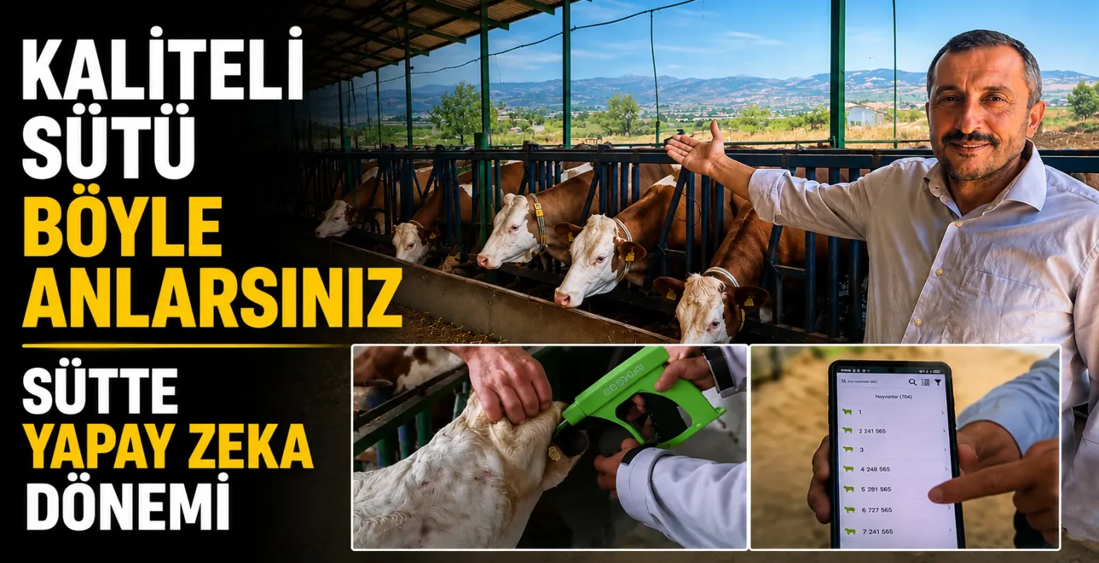 Yapay zeka ile süt üretimi nasıl yapılıyor? Bursa’daki çiftlikten örnek