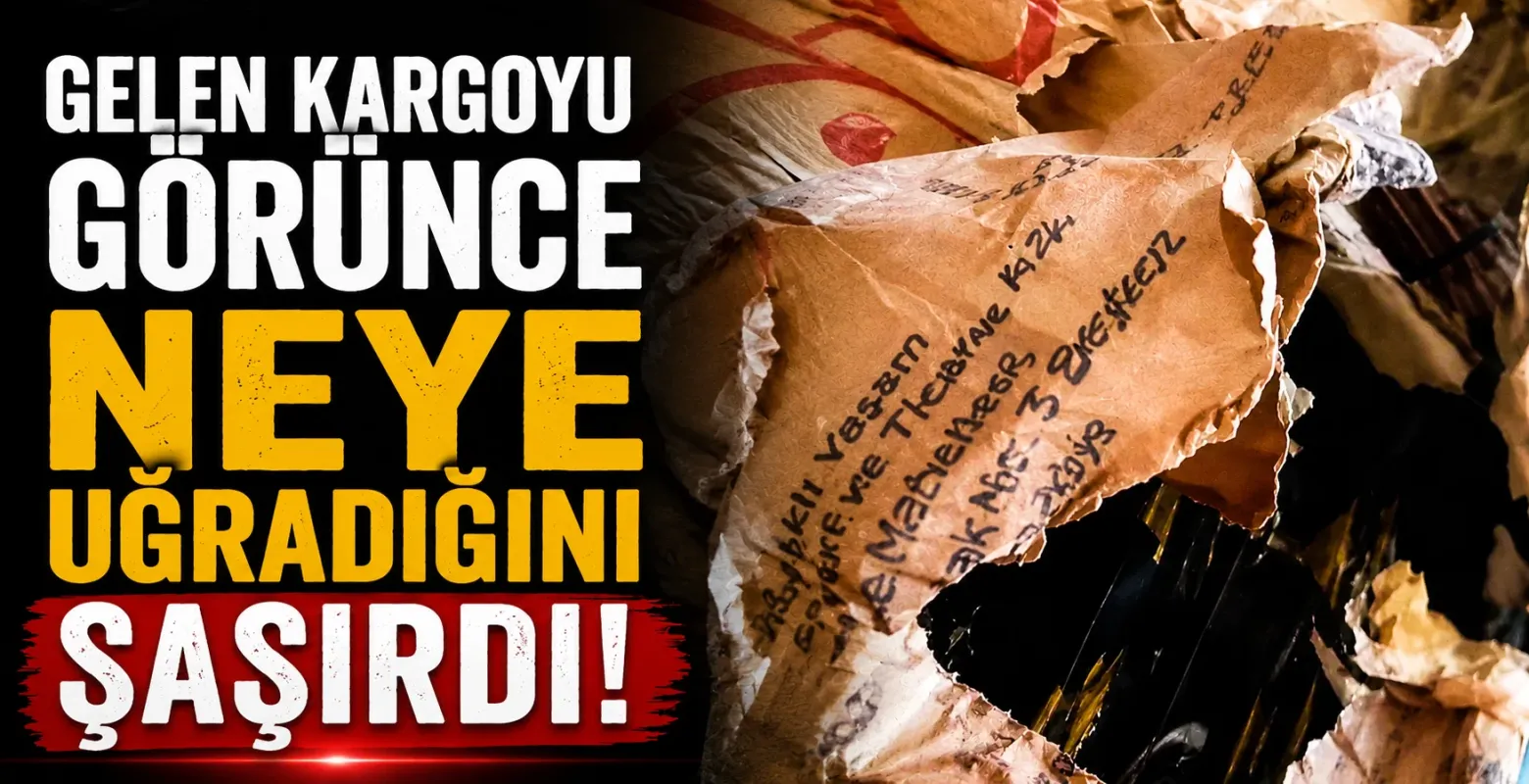 Gelen kargoyu görünce neye uğradığını şaşırdı!