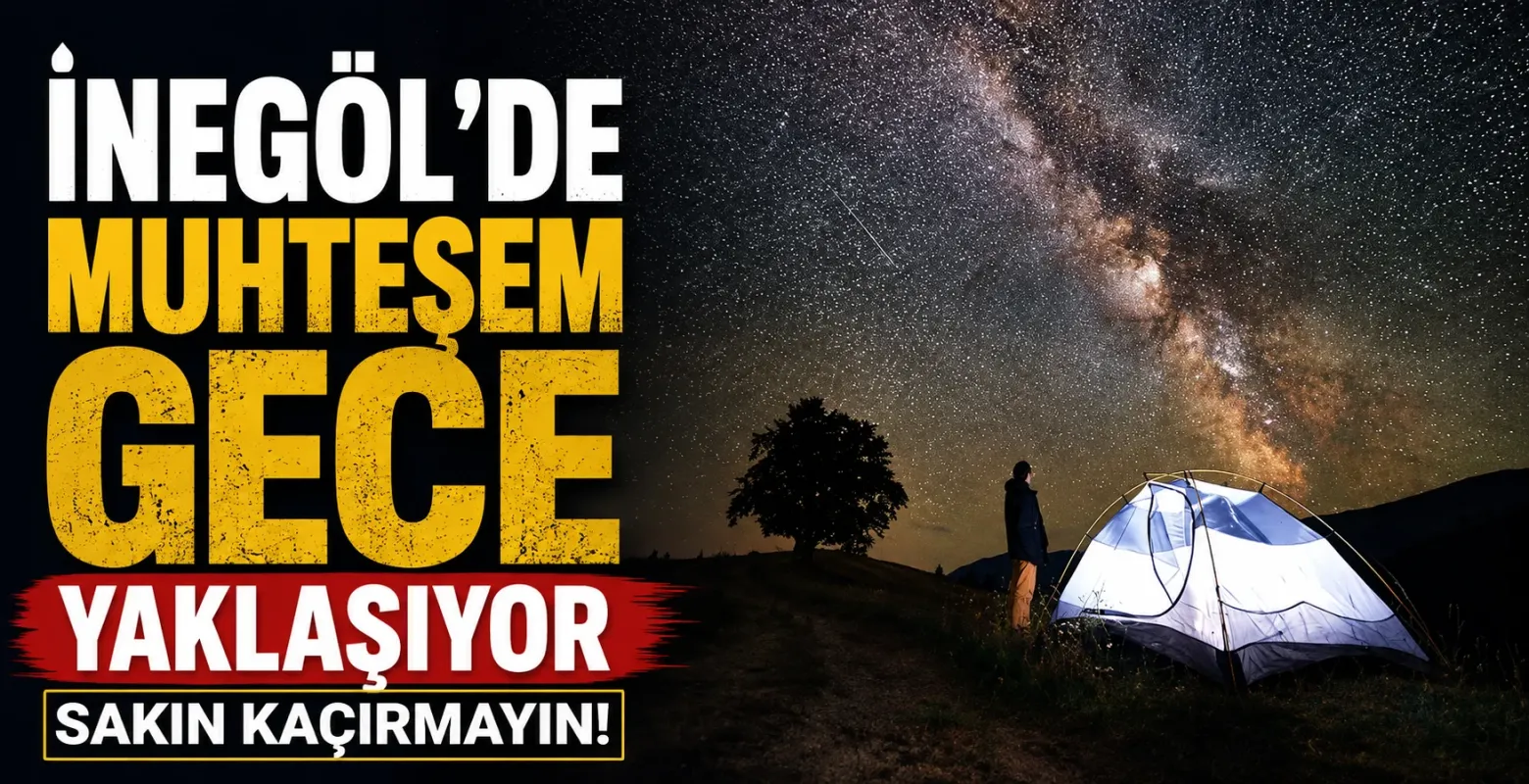 İnegöl'de muhteşem gece yaklaşıyor sakın kaçırmayın!
