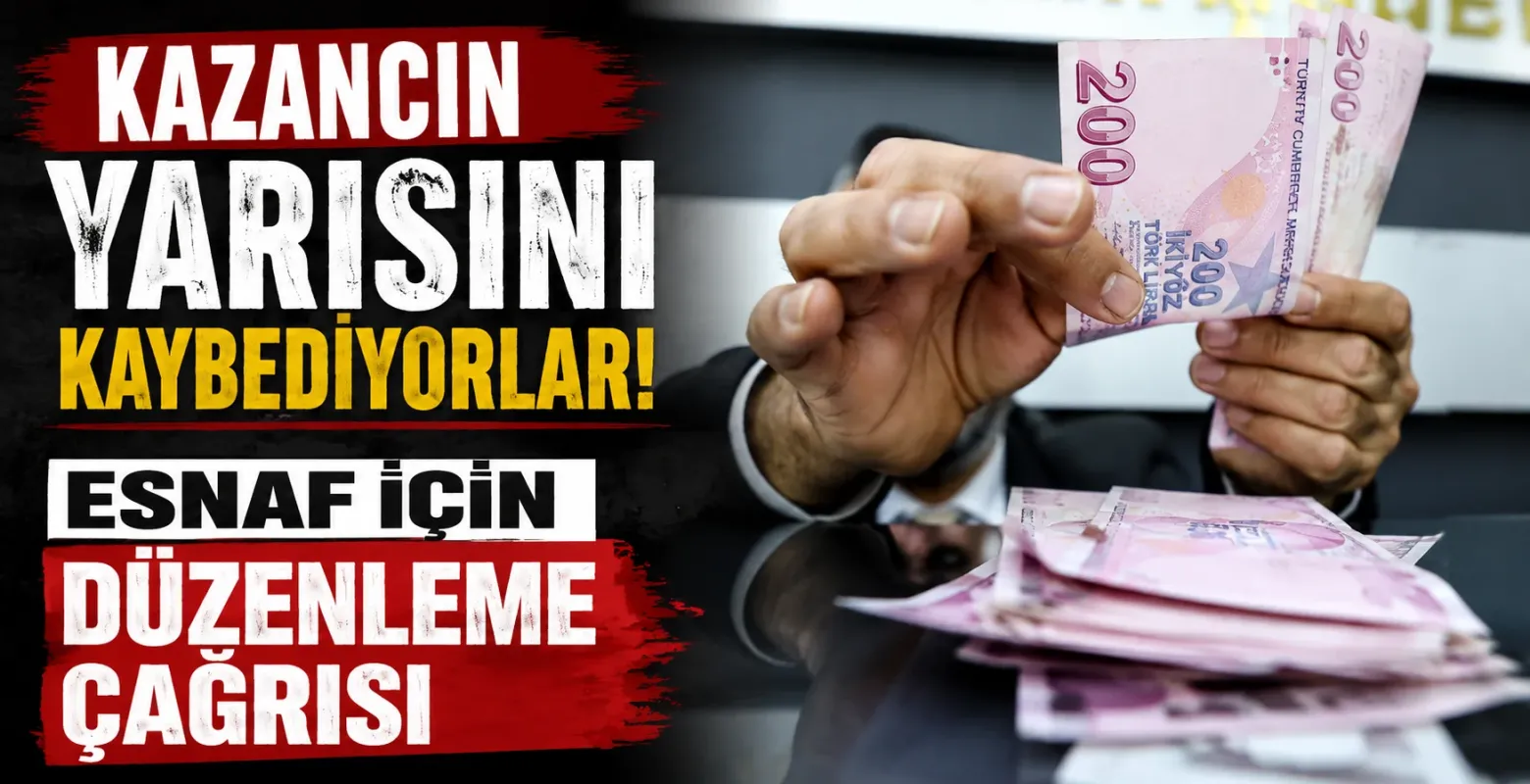 Kazancın yarısını kaybediyorlar! Esnaf İçin Düzenleme Çağrısı