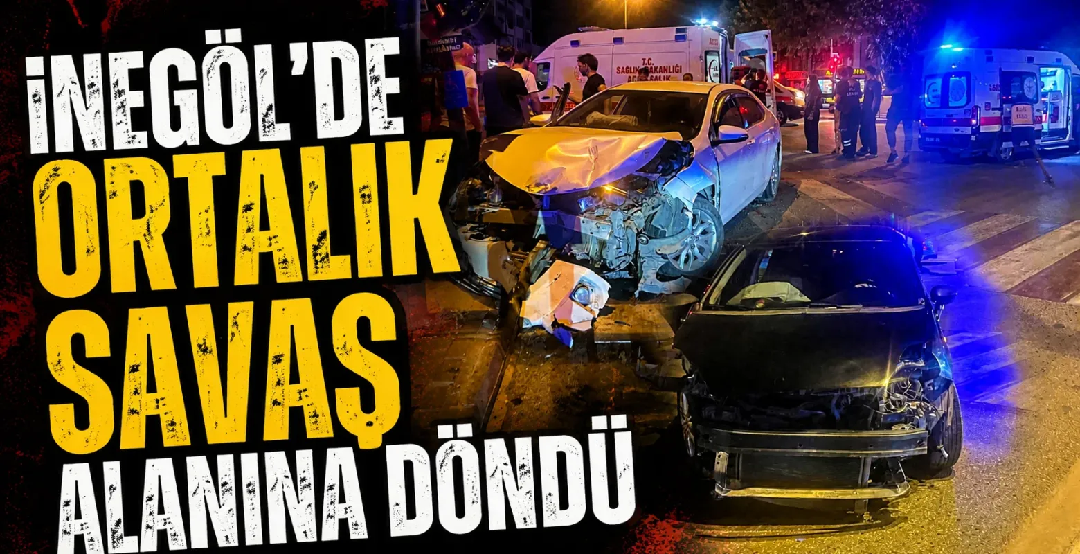 İnegöl’de gece yarısı can pazarı: 5 yaralı