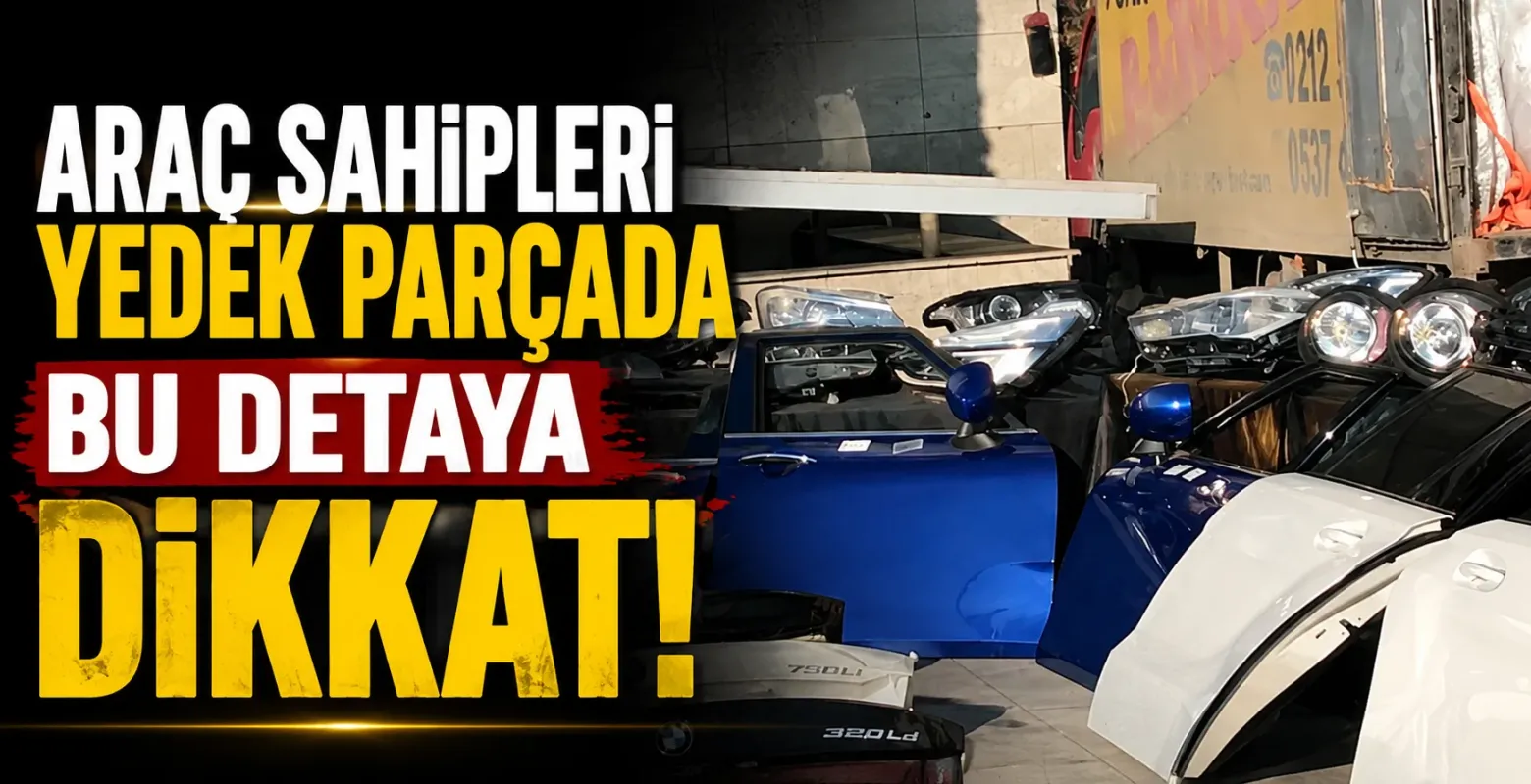 Araç Sahipleri Yedek Parçada Bu Detaya Dikkat!