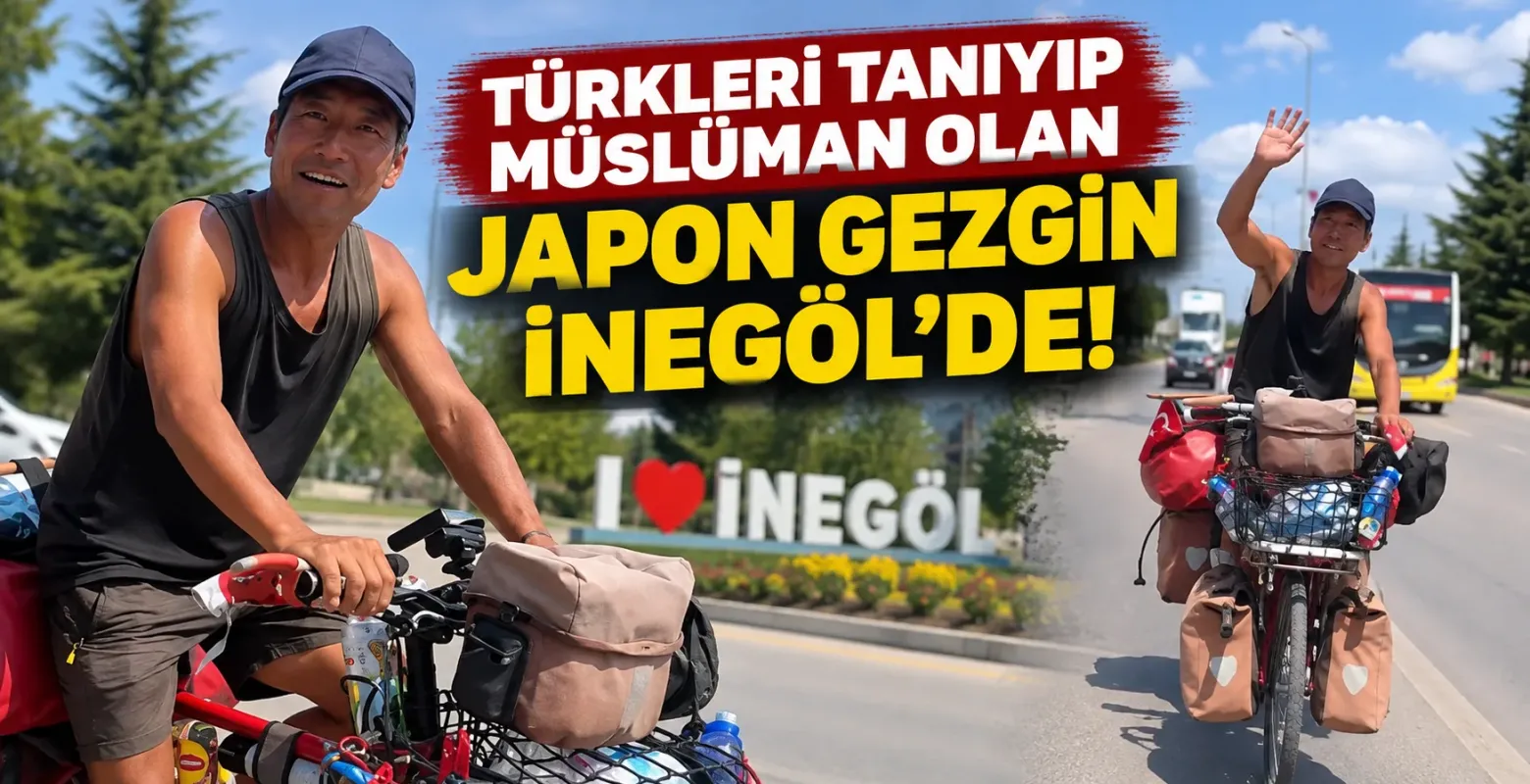 Türkleri tanıyıp Müslüman olan Japon gezgin İnegöl'de!