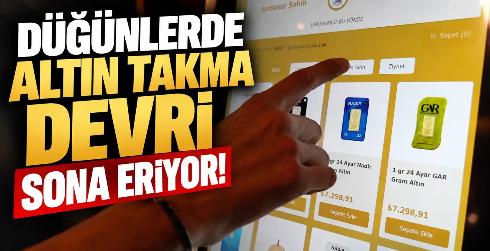 Düğünlerde altın takma devri sona eriyor!