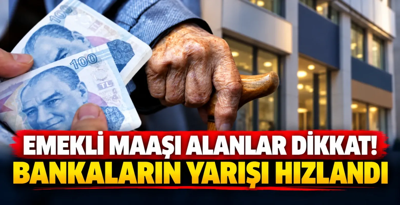 Emekli maaşı alanlar dikkat! Bankaların yarışı hızlandı