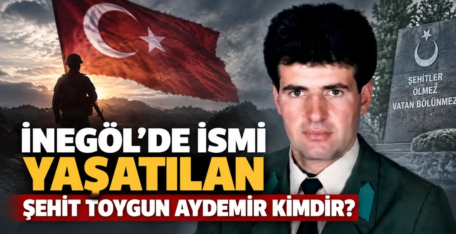 İnegöl'de ismi yaşatılan şehit Toygun Aydemir kimdir?