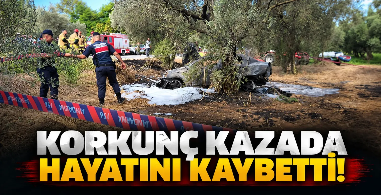 Korkunç kazada hayatını kaybetti!