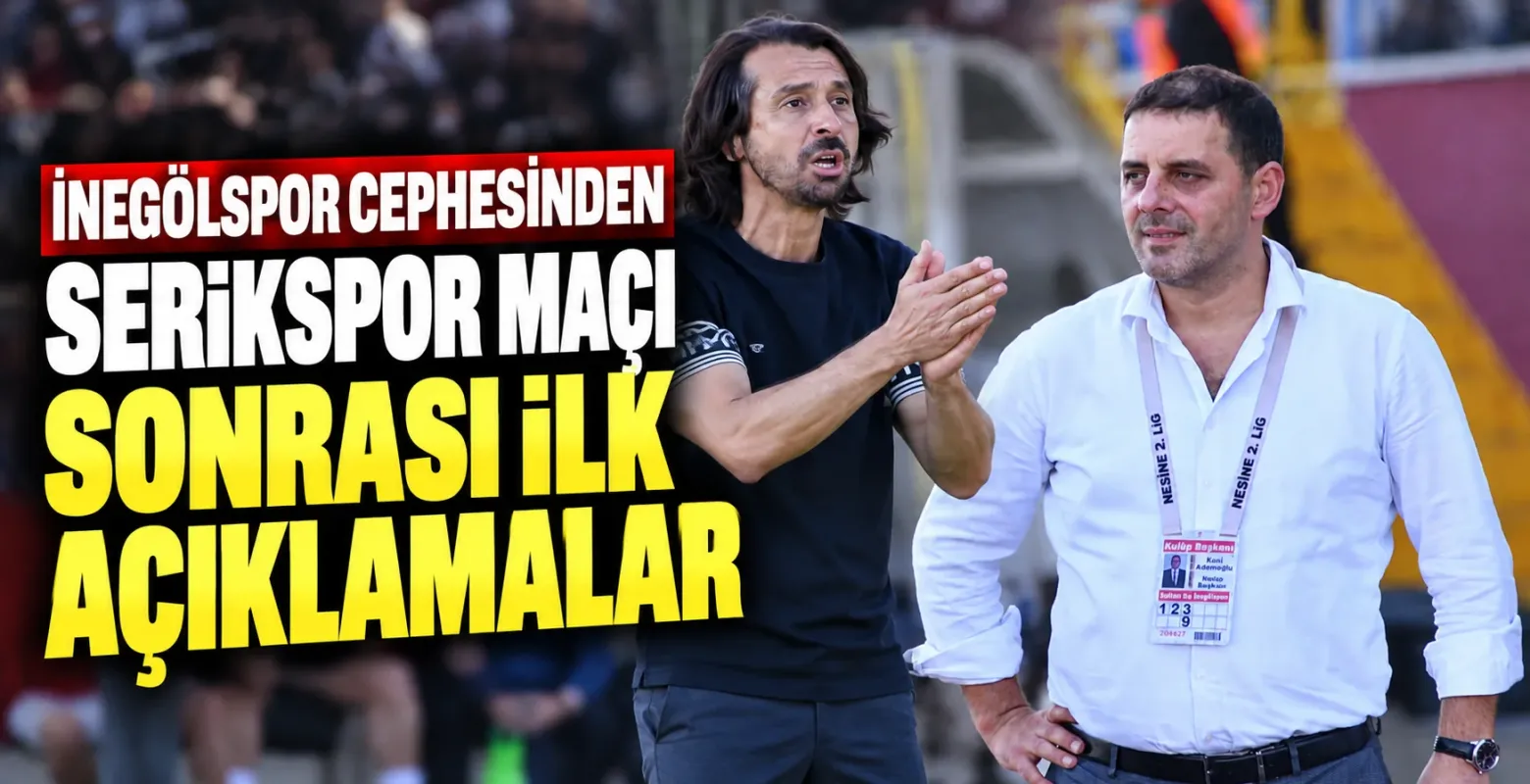 İnegölspor Cephesinden Serikspor Maçı Sonrası İlk Açıklamalar