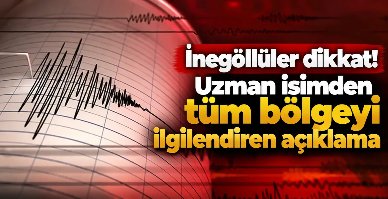 İnegöllüler dikkat! Uzman isimden tüm bölgeyi ilgilendiren açıklama