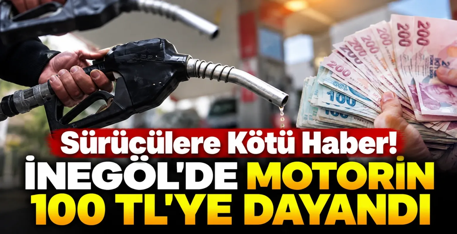 Sürücülere Kötü Haber! İnegöl’de Motorin 100 TL’ye Dayandı