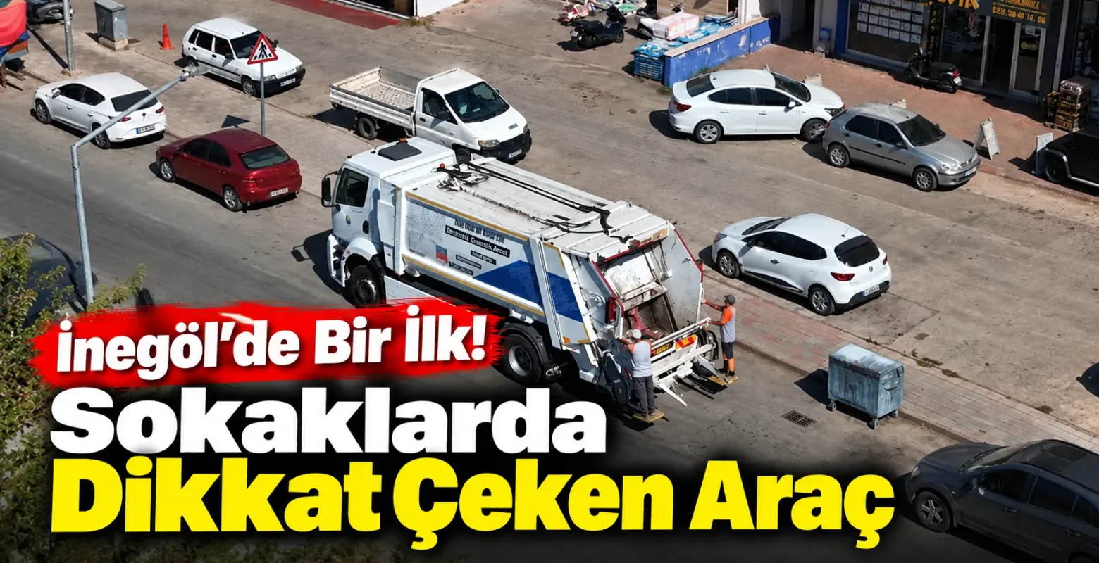 İnegöl’de Bir İlk! Sokaklarında Dikkat Çeken Araç