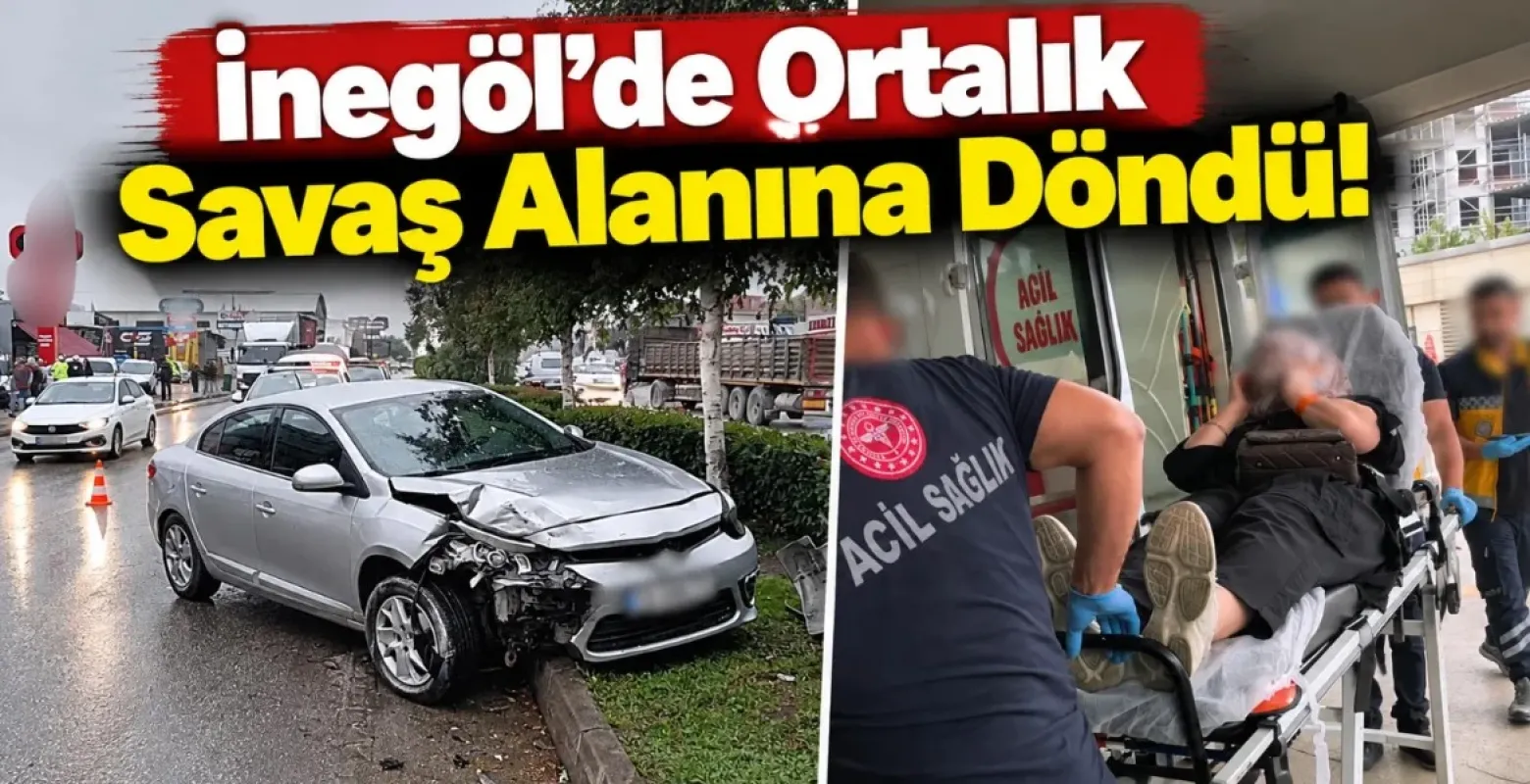 İnegöl’de Ortalık Savaş Alanına Döndü!